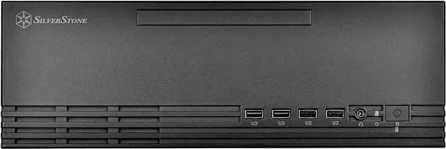 Alt view image 2 of 7 - SilverStone Technology Milo 11 Slim & Compact Micro-ATX enclousre for Office or Home Theater, Requires TFX PSU (Sold Separately), SST-ML11B