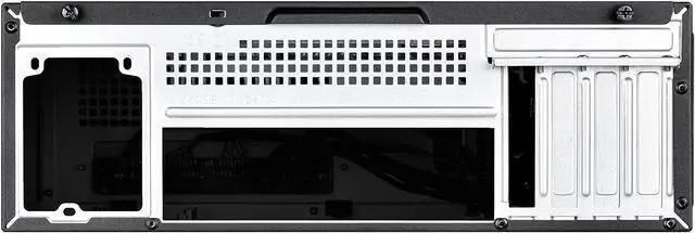 Alt view image 4 of 7 - SilverStone Technology Milo 11 Slim & Compact Micro-ATX enclousre for Office or Home Theater, Requires TFX PSU (Sold Separately), SST-ML11B