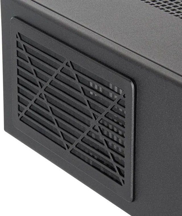 Alt view image 7 of 7 - SilverStone Technology Milo 11 Slim & Compact Micro-ATX enclousre for Office or Home Theater, Requires TFX PSU (Sold Separately), SST-ML11B