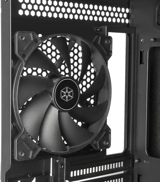 Alt view image 6 of 7 - SilverStone Technology SETA Q1 Silent Mid Tower Case with Soundproofing, SST-SEQ1B