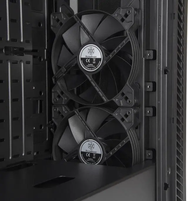 Alt view image 7 of 7 - SilverStone Technology SETA Q1 Silent Mid Tower Case with Soundproofing, SST-SEQ1B
