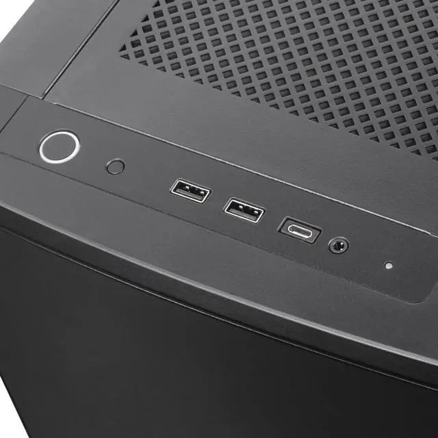Alt view image 5 of 7 - SilverStone Technology SETA Q1 Silent Mid Tower Case with Soundproofing, SST-SEQ1B