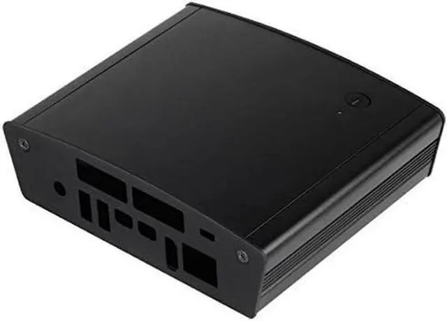 Alt view image 2 of 7 - Silverstone Tek Premium Aluminum NUC Chassis with Heat Pipe Pre-Assembled Wi-Fi Antenna Bluetooth 2X HDMI Ports Cases PT15B-H1D2