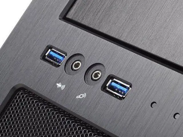 Alt view image 7 of 7 - Silverstone Tek Micro-ATX Mini-DTX, Mini-Itx Mid Tower Computer Case with Aluminum Front Panel and Steel Body TJ08B-E-USA