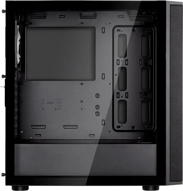 Alt view image 3 of 7 - SilverStone Technology FARA R1 V2, Black Tempered Glass Side Panel, Mid-Tower ATX Case, SST-FAR1B-G-V2