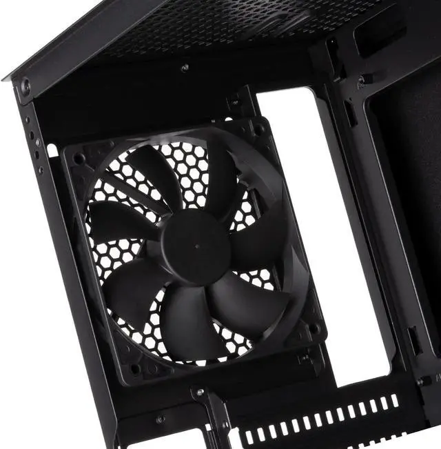 Alt view image 6 of 7 - SilverStone Technology FARA R1 V2, Black Tempered Glass Side Panel, Mid-Tower ATX Case, SST-FAR1B-G-V2