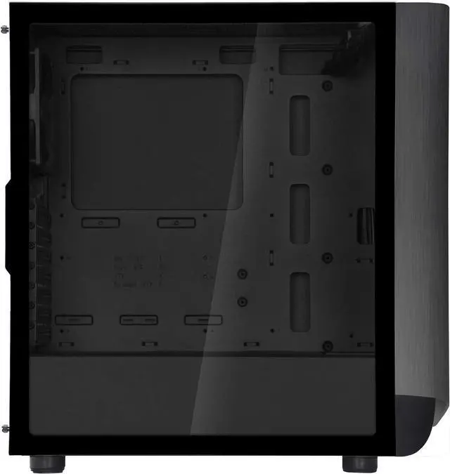 Alt view image 7 of 7 - SilverStone Technology SST-SEA1TB-G - SETA A1 Mid-Tower ATX Computer Case, Tempered Glass Side Panel, Titanium on Black, 22121