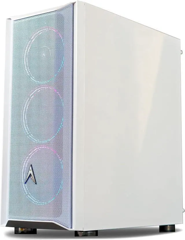 Alt view image 4 of 7 - Allied Gaming Patriot ATX Tower Gaming Desktop Case: Tempered Glass Panel, 3X ARGB Fans Pre-Installed LED ARGB Fans, 1x USB 3.0 Ports, 2X USB 2.2 Ports, & Mesh Front Panel Airflow
