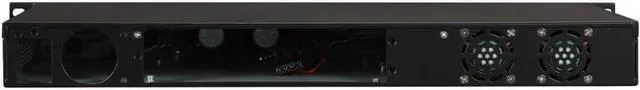 Alt view image 4 of 5 - Athena Power RM-1U100D Black Aluminum/Steel 1U Rackmount Server Case 1 Externa