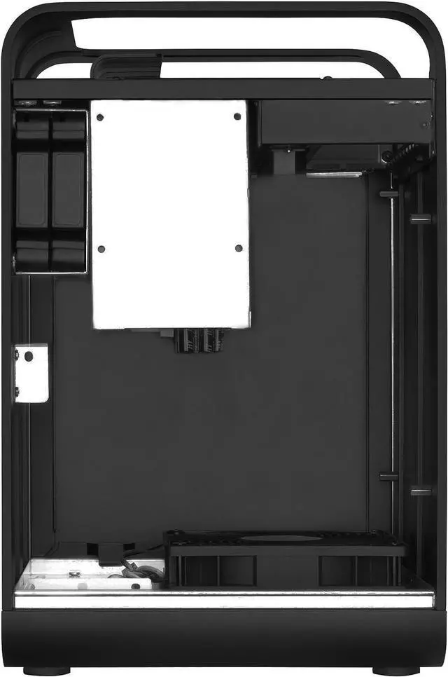 Alt view image 3 of 7 - SilverStone SST-CS01B-HS - Case Storage Mini-ITX Computer Case with Hot Swap Tray, black