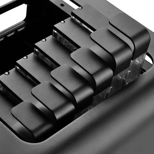 Alt view image 6 of 7 - SilverStone SST-CS01B-HS - Case Storage Mini-ITX Computer Case with Hot Swap Tray, black
