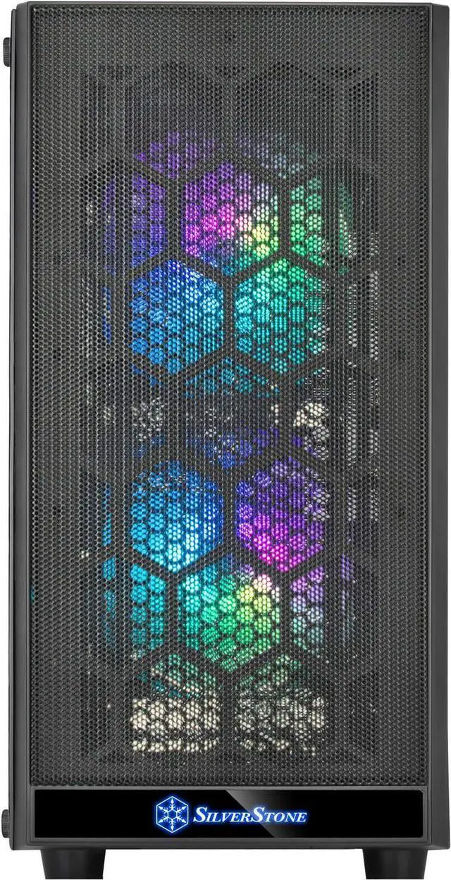 Alt view image 3 of 7 - SilverStone Technology PS15 PRO, Micro-ATX Chassis, ARGB Fans, Tempered Glass, SST-PS15B-PRO