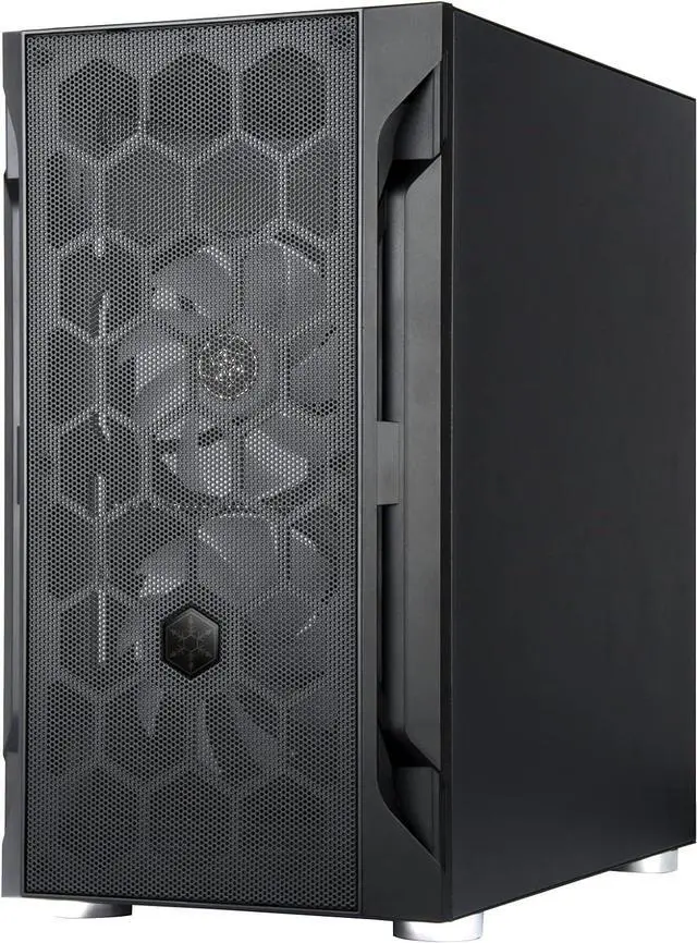 Alt view image 4 of 7 - SilverStone Technology FARA H1M PRO, Black, Stylish and Distinct Micro-ATX Gaming Chassis with ARGB Lighting, SST-FAH1MB-PRO
