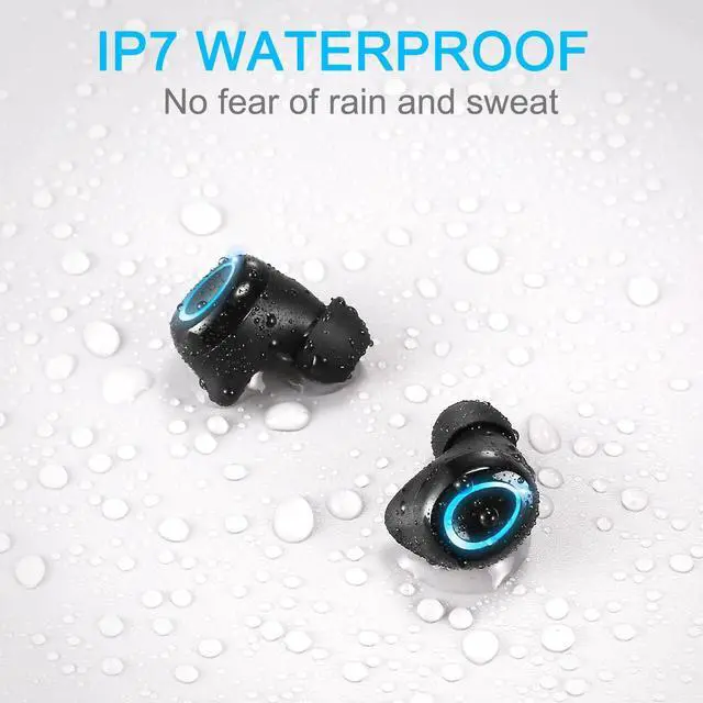 Alt view image 7 of 7 - Donerton Wireless Earbuds, Wireless 5.3 Headphones 140 Hours Playtime Earphones with Charging Case, in Ear Headset IP7 Waterproof Earbud Noise Cancelling Microphone, LCD Display, for Sports/Working