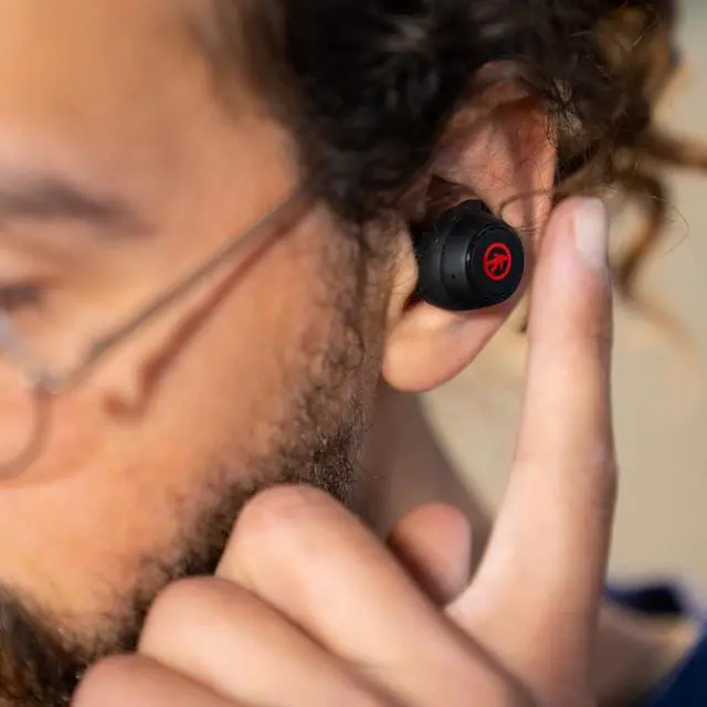 Alt view image 7 of 7 - Outdoor Tech Pearls Wireless Earbuds with Rechargeable Case - in-Ear Bluetooth Headphones with Microphone - Sports, Outdoors, Travel Bluetooth Earbuds