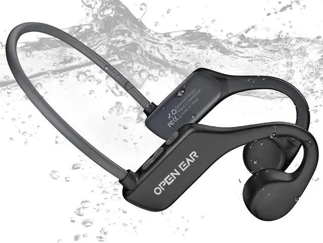 Main image of BEARTAIN Swimming Headphones, Bone Conduction Headphones IP68 Waterproof Wireless Bluetooth 5.3 Earphones Open Ear Sports Headset Built-in 32GB Memory with MP3 Player for Swimming,Running,Hiking