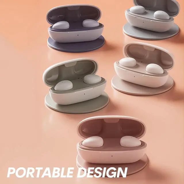 Alt view image 6 of 7 - Sleep Earbuds for Side Sleepers, Sleep Invisible Ear Buds, Discreet Smallest Mini Micro Tiny Small Invisible Earbuds Wireless Bluetooth 5.3 for Sleeping on Side, Hidden Headphones for Work - Purple