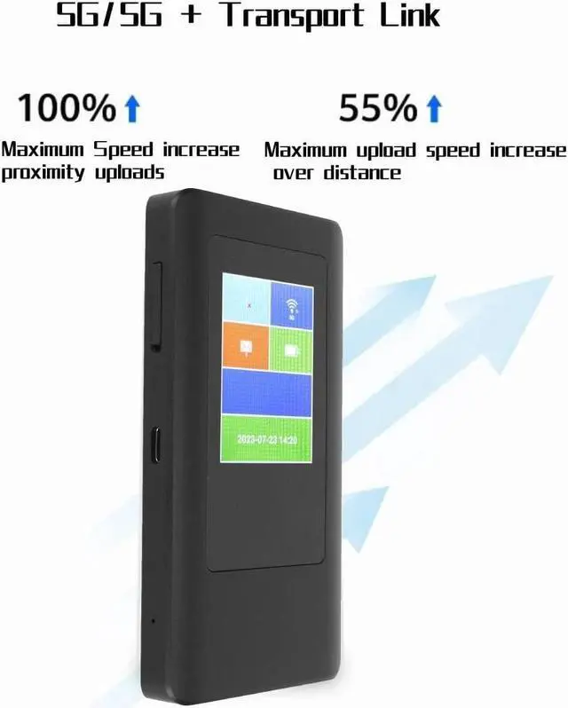 Alt view image 3 of 7 - True 5G Router 5G + Mobile Hotspot Device for Internet, Nano SIM Card Slot, Fast Online for Home Travelling Office