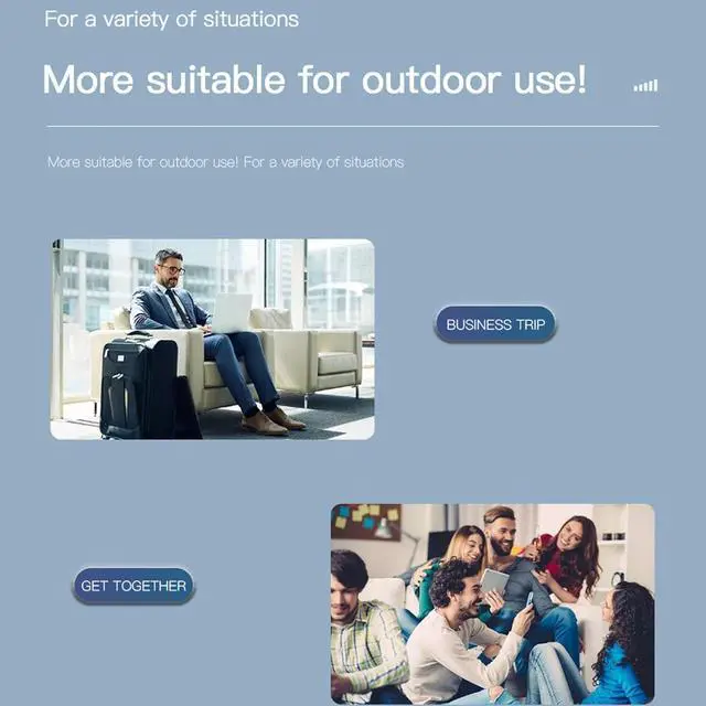 Alt view image 5 of 7 - Ciciglow 4G LTE 300Mbps USB Power Bank Portable Router, Pocket Mobile Network Hotspot, USB Modem With SIM Card Slot, 10 Users, for Car Outdoor