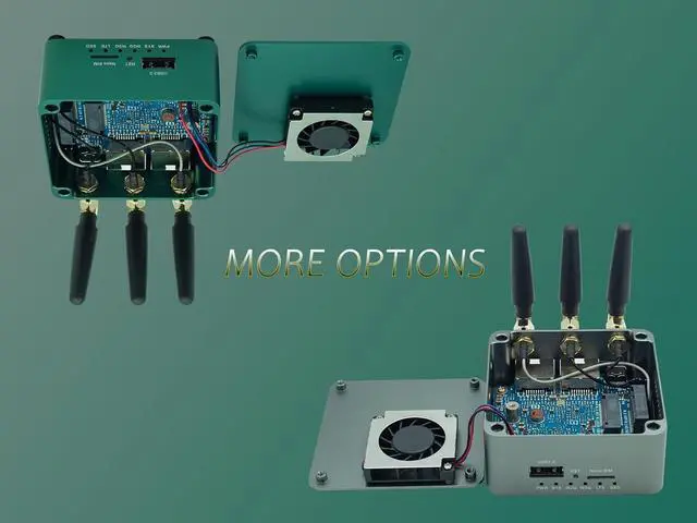 Alt view image 3 of 7 - youyeetoo Banana pi R3 Mini Travel Router Board WiFi 6 OpenWRT MediaTek MT7986A 2G DDR RAM 8G eMMC Flash 2X 2.5GbE Port Onboard (Wireless Network for Streaming Media, Games and Other Applications)