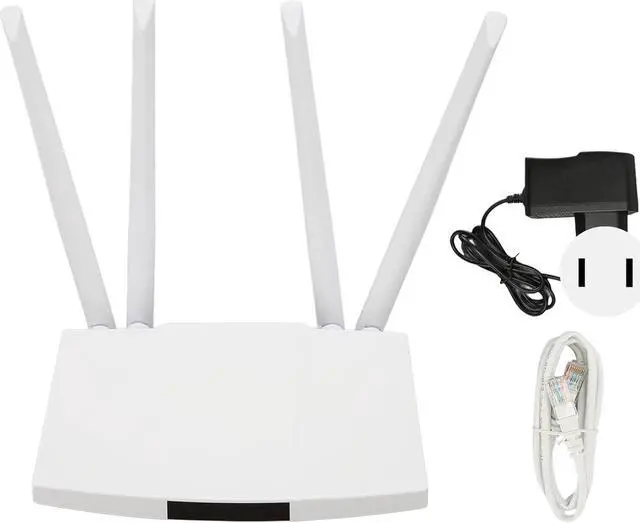 Alt view image 5 of 7 - 4G WiFi Router, 32 Users Capacity Micro SIM Card Slot Mobile WiFi Hotspot 300Mbps High Gain 4 Antennas for Asia Europe (US Plug)