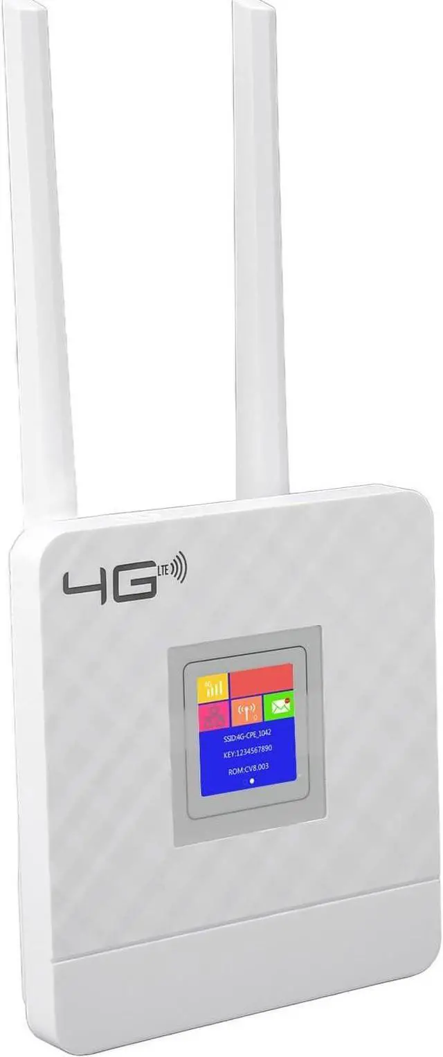 Alt view image 5 of 7 - 4G LTE Modem Router, WiFi Hotspot Wireless Mobile Router Prevents Interference 2 Antennas for Home in America Area (US Plug)
