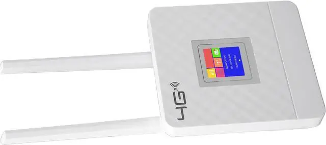 Alt view image 3 of 7 - 4G LTE Modem Router, WiFi Hotspot Wireless Mobile Router Prevents Interference 2 Antennas for Home in America Area (US Plug)
