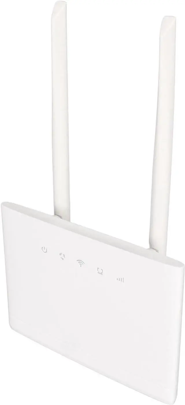 Alt view image 2 of 7 - 4G LTE CPE WiFi Router, ABS White 4G LTE Modem Up to 300Mbps 100-240V for Asia for Tablet (US Plug)