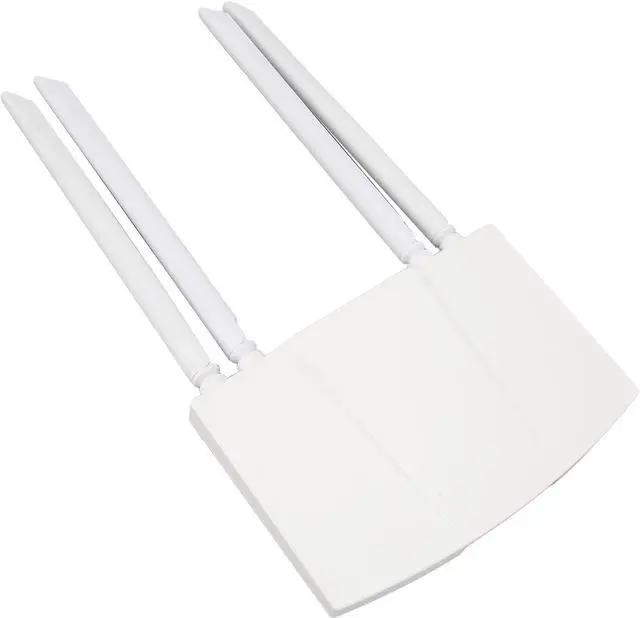Alt view image 2 of 7 - 4G WiFi Router, 32 Users Capacity Micro SIM Card Slot Mobile WiFi Hotspot 300Mbps High Gain 4 Antennas for Asia Europe (US Plug)