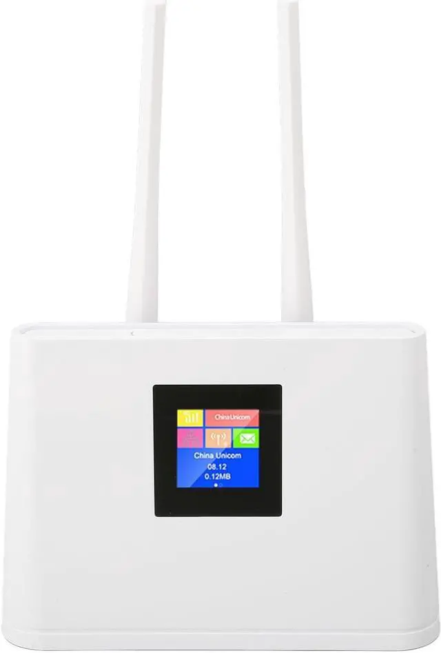 Main image of 4G LTE Unlocked Wireless Mobile Hotspot with SIM Card Slot, 300Mbps WiFi Hotspot Router with Dual Removable High Gain Antenna (US Plug)