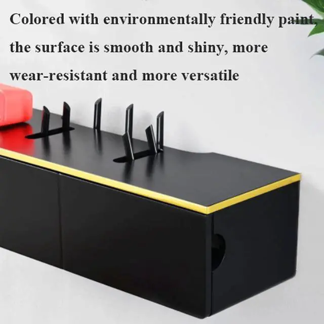 Alt view image 4 of 7 - CGHART Router Storage Box Fashionable and Beautiful Network Set Top Box Wall Mount WiFi Router Shelf Wireless Modem Hider Rack