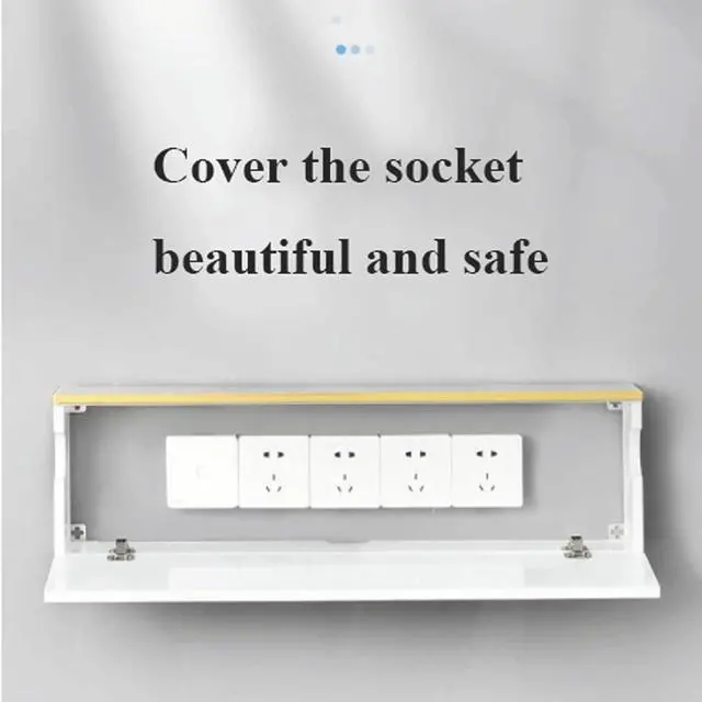 Alt view image 5 of 7 - CGHART Router Storage Box Fashionable and Beautiful Network Set Top Box Wall Mount WiFi Router Shelf Wireless Modem Hider Rack