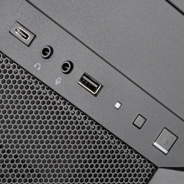 Alt view image 5 of 7 - SilverStone Technology FARA 313 Compact Micro-ATX Tower Chassis with Excellent Drive Compatibility and Type-C Port, SST-FA313-B-C