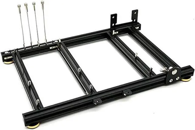 Main image of PC Case Open Frame ITX MATX Computer Chassis Rack Horizontal DIY Computer Case Desktop Aluminum Bracket Support ATX Power Supply