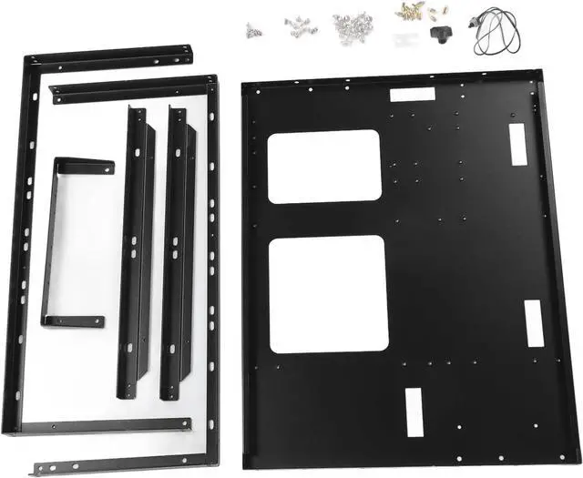 Main image of ATX Open Chassis Case Rack, DIY Gaming Computer Case for EATX MATX ITX Motherboards, Supports X79 X99 Dual Channels, Stackable PC Case Open Frame