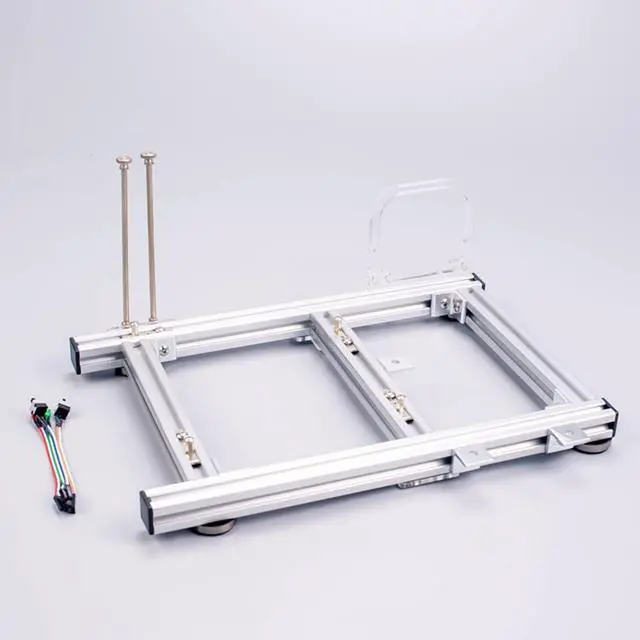 Main image of EDIY ITX MATX ATX Motherboard Test Bench Open Air Computer Case Chassis Aluminum Bracket DIY Bare Frame Mini-ITX Support Graphics Card(ITX_Silver)