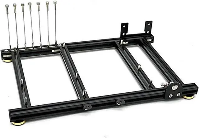 Alt view image 5 of 7 - Computer Case Personalized Open PC Case Frame ITX MATX ATX Desktop Computer Chassis Rack Horizontal, Cooling DIY Gamer Cabinet Dynamic(MATX Case)