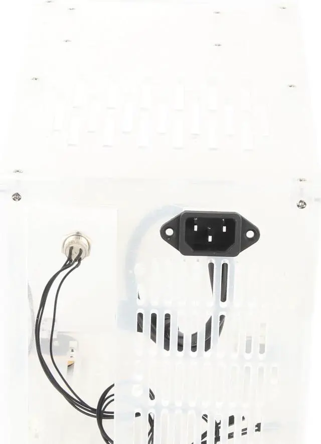 Alt view image 7 of 7 - Mini Itx Case, Small Form Factor PC Case 360 Degrees Open Hollow Cooling DIY Mini Itx Computer Gaming Case Clear Acrylic Micro Itx Case for Desktop PC 100240V