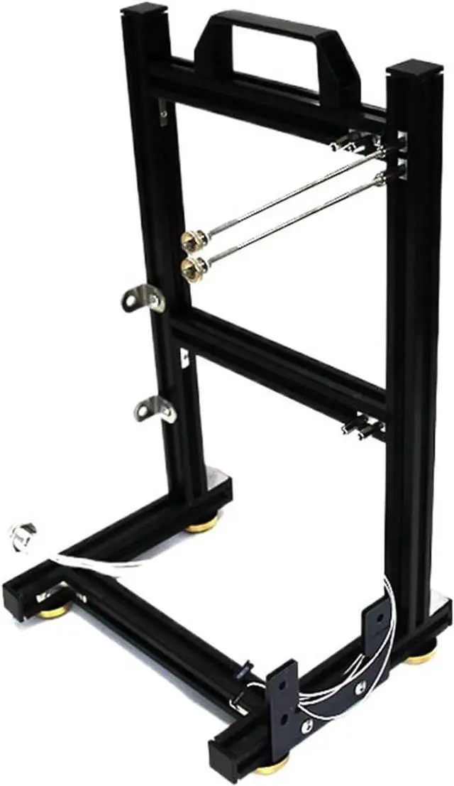 Alt view image 6 of 6 - Computer Case Gamer Cabinet ITX MATX ATX Portable,Vertical PC Case Open Frame Rack,DIY Cooler Computer Gaming Chassis Desktop Dynamic(MATX), 1