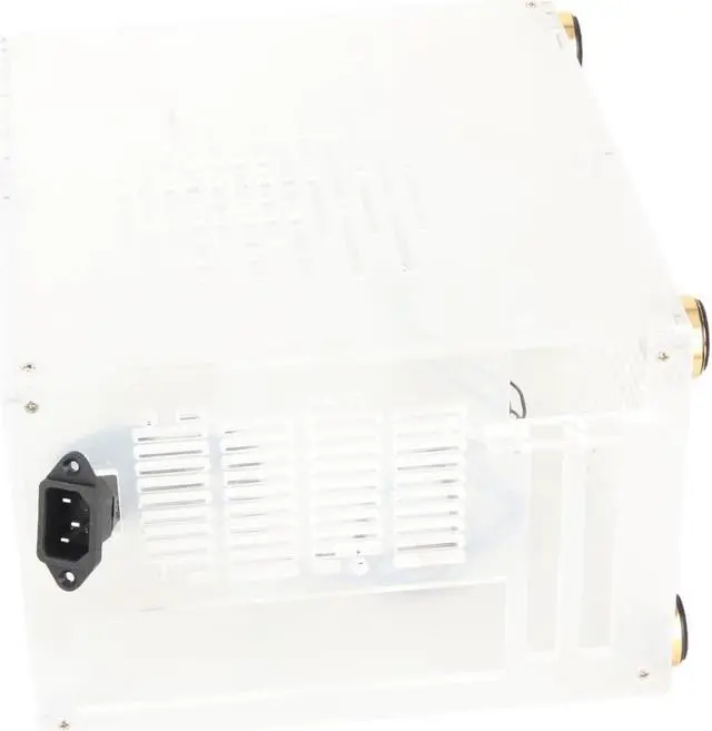 Alt view image 4 of 7 - Mini ITX Case, Small Form Factor PC Case 360 Degrees Open Hollow Cooling DIY Mini ITX Computer Gaming Case Clear Acrylic for Desktop PC 100240V
