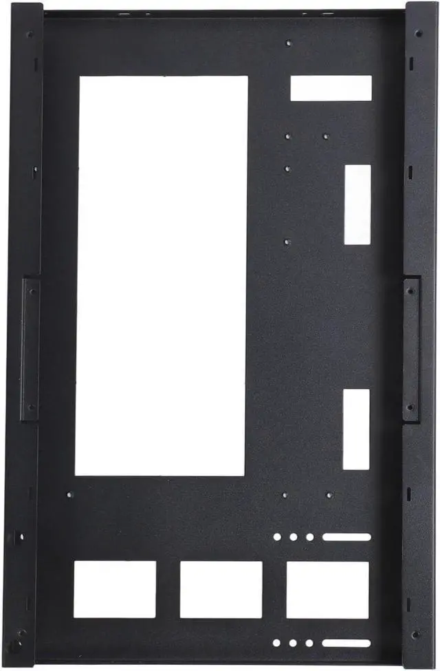 Alt view image 6 of 7 - DIY Gaming PC Case Open Frame ATX M ATX ITX with Powerful Cooling System and Handle, Steel Motherboard Case Rack Chassis