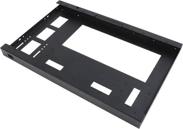 Alt view image 7 of 7 - DIY Gaming PC Case Open Frame ATX M ATX ITX with Powerful Cooling System and Handle, Steel Motherboard Case Rack Chassis