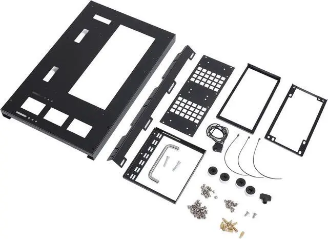 Alt view image 4 of 7 - DIY Computer Motherboard Case Rack, ATX Open Chassis Case Rack, Powerful Cooling, for ATX M ATX ITX Gaming PC Case Open Frame