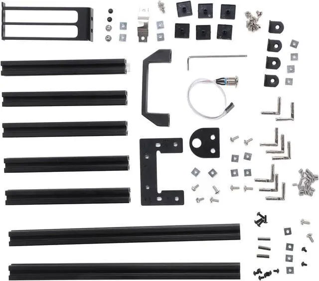 Alt view image 7 of 7 - DIY Computer Motherboard Case Rack, Vertical Open Aluminum Frame Chassis Rack Open Chassis Frame Motherboard Case Rack
