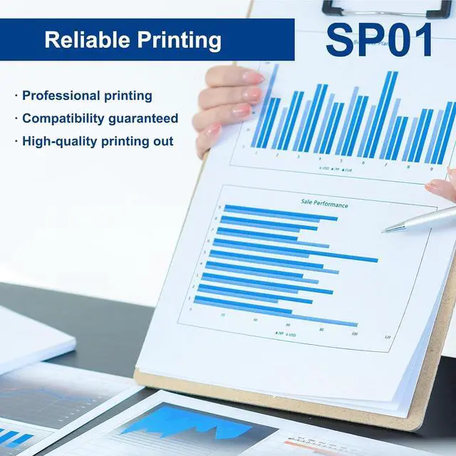 Alt view image 4 of 7 - Ennovor SP01 Sublimation Ink Cartridge Remanufactured SP01BK SP01CS SP01MS SP01YS Ink Cartridge Compatible for Brother SP-1 SP1 Sublimation Inkjet Printer (4-Pack, BCMY)