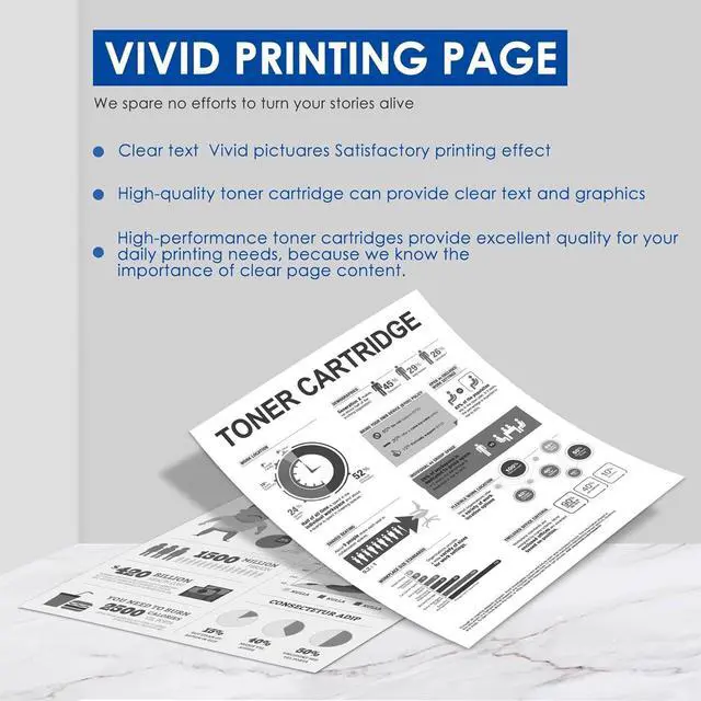 Alt view image 7 of 7 - TN223 TN227 Black Toner Cartridge Twin Pack TN223 2Pk (TN2232PK) Replacement for Brother TN-223 Black Toner MFC-L3770CDW MFC-L3710CW HL-3210CW HL-3230CDW HL-3270CDW HL-3290CDW Printer