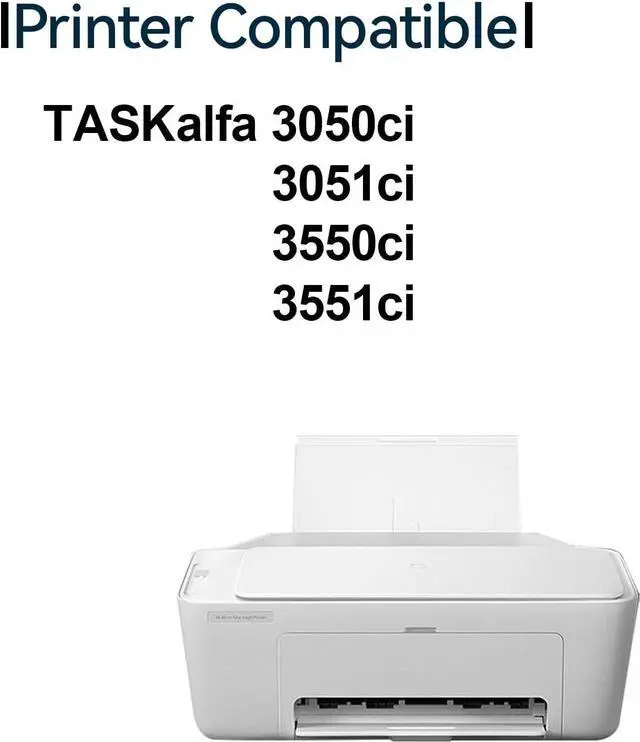Alt view image 2 of 5 - Remanufactured TK-8307 TK8307 TK 8307 Toner Cartridge Use for Kyocera TASKalfa 3050ci 3051ci 3550ci 3551ci Printers (4-Pack)