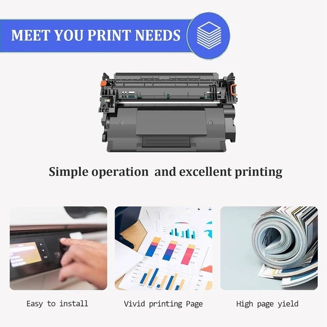 Alt view image 6 of 7 - 89X CF289X Toner Cartridges Compatible for HP 89X CF289X 89A CF289A, Quality Toner for HP Laserjet Enterprise M507n M507dn M528dn M528f M528C Printers, 1 Pack