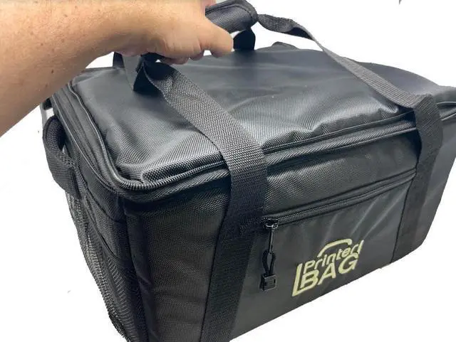 Alt view image 3 of 6 - Printer Carrying Case for use with Epson ET-2800, ET-2850, ET-2720 Printer - Padded Printer Travel Bag - Black
