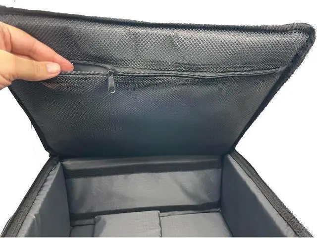 Alt view image 5 of 6 - Printer Carrying Case for use with Epson ET-2800, ET-2850, ET-2720 Printer - Padded Printer Travel Bag - Black